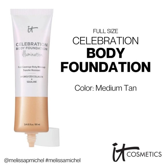 🌷HP🌷 NWT it Cosmetics Celebration Body Foundation Illumination - Picture 1 of 8